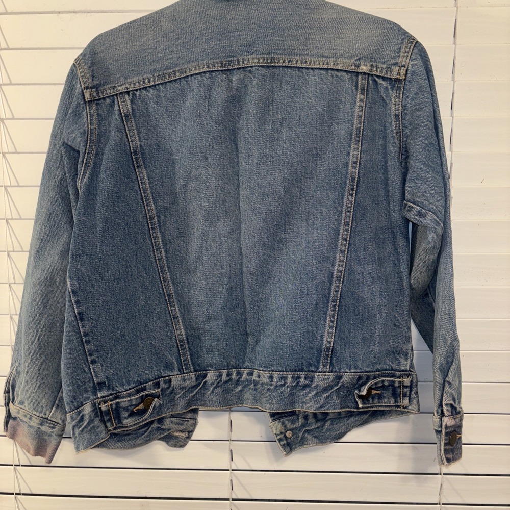 Vintage Guess Denim Jean Jacket Georges Marciano Design USA Size L 80's Seephoto - Picture 6 of 11